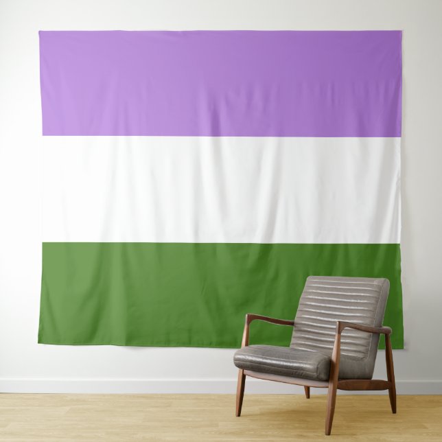 Genderqueer Flag Extra große LGBT Wandteppich (Beispiel (Horizontal))