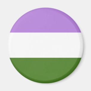 Genderqueer Flag LGBT Magnet