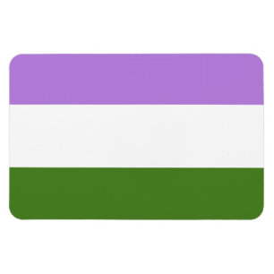 GENDERQUEER FLAG ORIGINAL -.pnng Magnet
