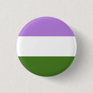 Genderqueer-Flagge LGBT-Button Button