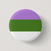 Genderqueer Flaggen-Knopf