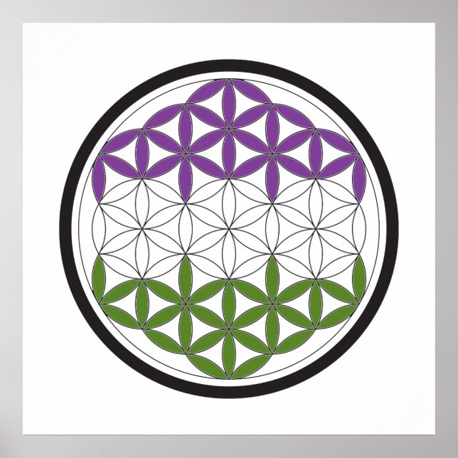 GenderQueer-heilige Kreise Poster (Vorne)