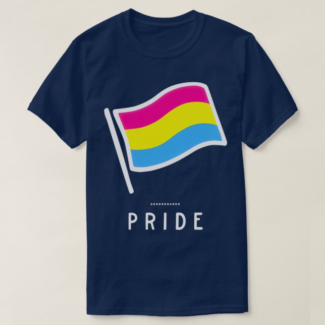 Genderqueer LGBT Rainbow Flag Preis Parade Gi 2019 T-Shirt (Design vorne)