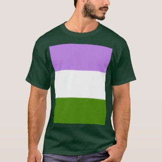 Genderqueer Pride Color Scheme Graphic T-Shirt