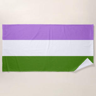 Genderqueer Pride Fahne Strandtuch