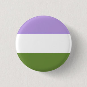 Genderqueer Pride Flag Abzeichen Button