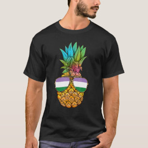 Genderqueer Pride Flag Ananas Genderqueer T-Shirt