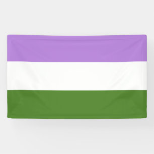 Genderqueer Pride Flag Banner