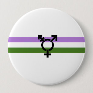 Genderqueer Pride Flag Button