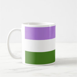 Genderqueer Pride Flag Kaffeetasse
