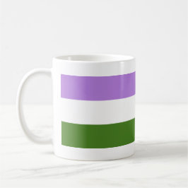 Genderqueer Pride Flag Kaffeetasse