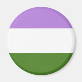 Genderqueer Pride Flag Magnet