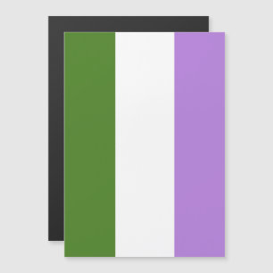 Genderqueer Pride Flag Magneteinladung