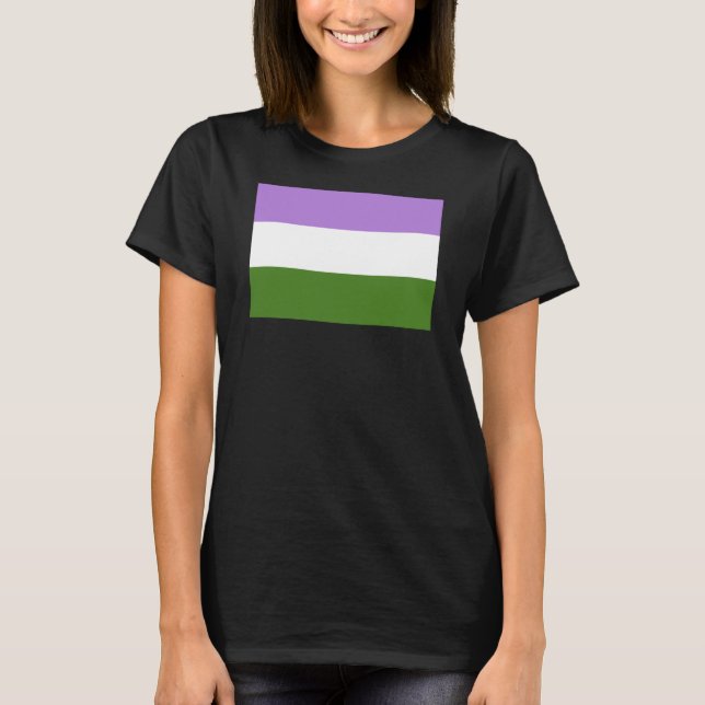 Genderqueer Pride Flag T-Shirt (Vorderseite)