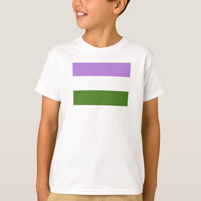 Genderqueer Pride Flag T-Shirt (Vorderseite)