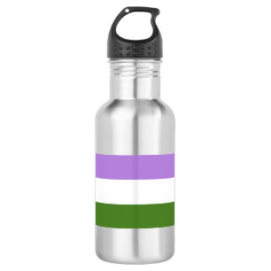 Genderqueer Pride Flag Trinkflasche