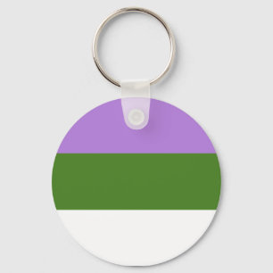 Genderqueer Pride Keychain Schlüsselanhänger