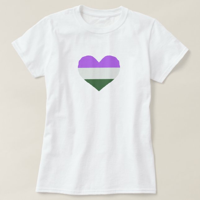 Genderqueer Pride T-Shirt (Design vorne)