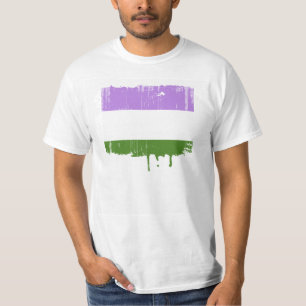 GENDERQUEER STOLZ BEUNRUHIGTER ENTWURF T-Shirt