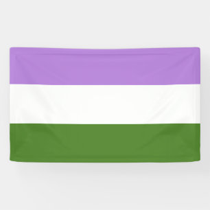 Genderqueer Stolz-Flagge Banner