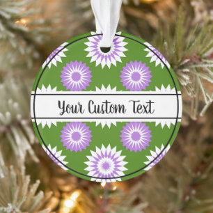 Genderqueer Stolz Grüne Blume Muster Ornament