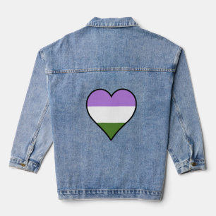 Genderqueer Stolz Jeansjacke
