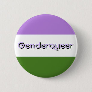 Genderqueer Stolz-Knopf Button