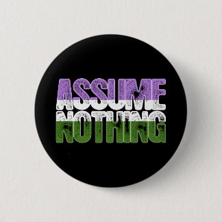 Genderqueer Stolz nehmen nichts an Button