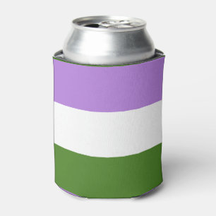 Genderqueer-Stolzflagge Dosenkühler