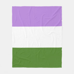 Genderqueer-Stolzflagge Fleecedecke