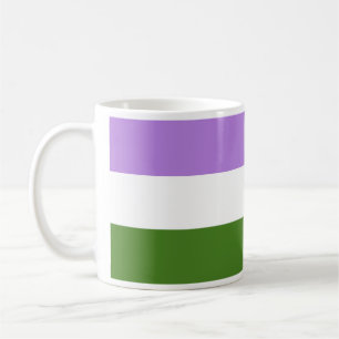 Genderqueer-Stolzflagge Kaffeetasse