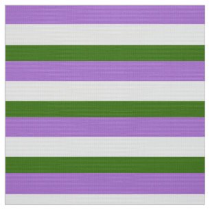 Genderqueer-Stolzflagge Stoff