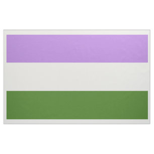 Genderqueer-Stolzflagge Stoff