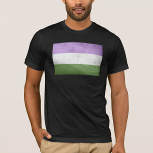 Genderqueer-Stolzflagge T-Shirt