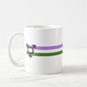 Genderqueer-Stolzflagge Tasse