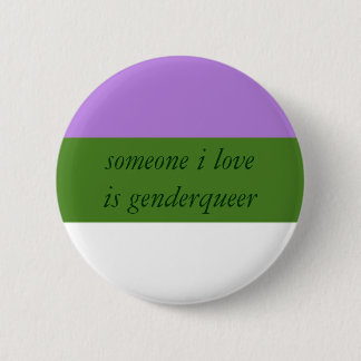 Genderqueer Verbündet-Knopf Button