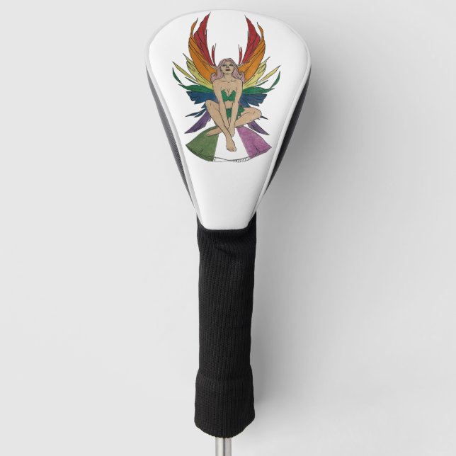Genderqueere Fee Golf Headcover (Vorderseite)