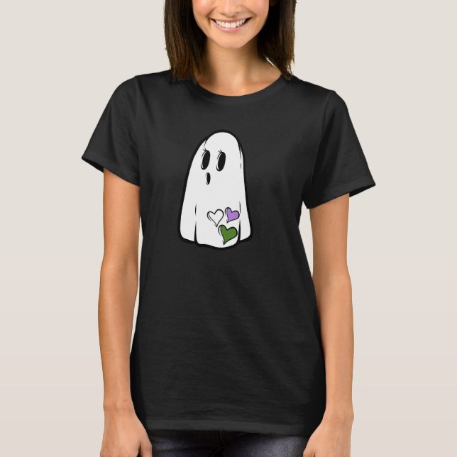 Genderquer Pride Ghost T-Shirt (Vorderseite)