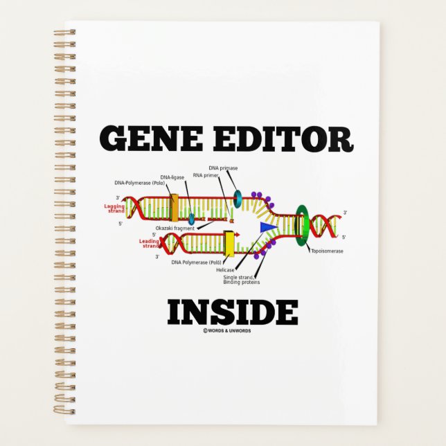 Gene Editor Inside DNA Replication Spaß Planer (Vorderseite)
