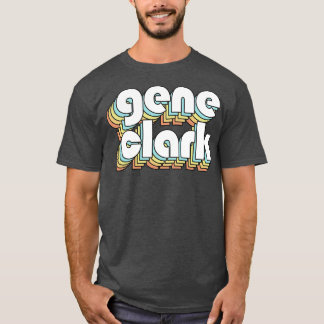 Gene Retro Rainbow Typografie verblasst Style 1 T-Shirt