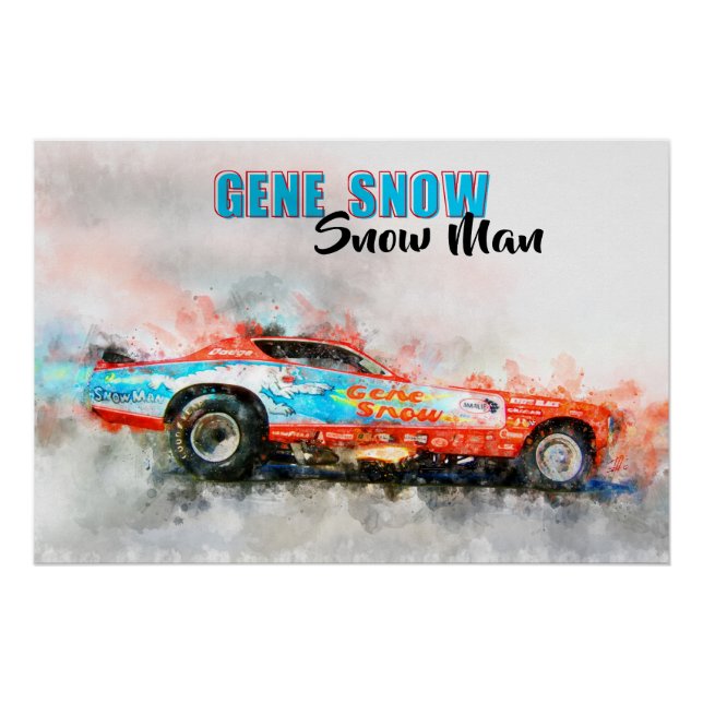Gene Snow Snowman Poster (Vorderseite)