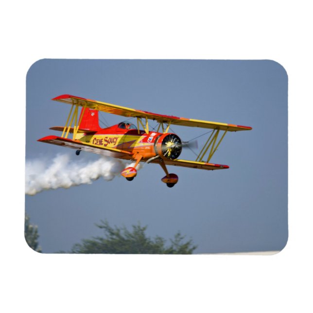 Gene Soucy darstellende Aerobatics in Grumman Magnet (Horizontal)