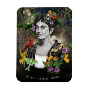 Gene Stratton Porter Porträt Magnet