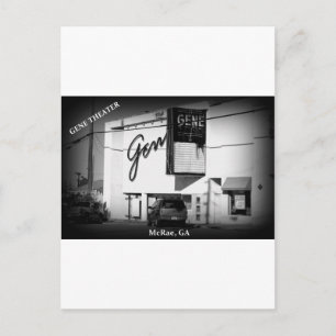 GENE THEATER - McRae, Georgien Postkarte