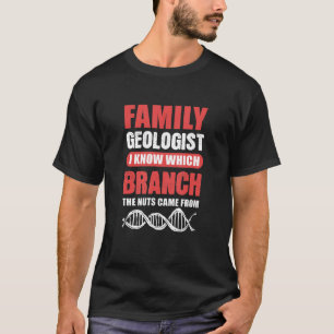 Genealoge der Familie Ich weiß, welche Abteilung d T-Shirt