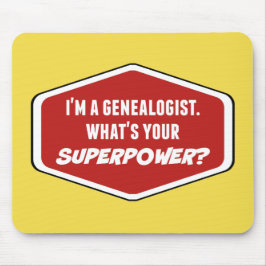 Genealoge Supermacht Custom Mousepad