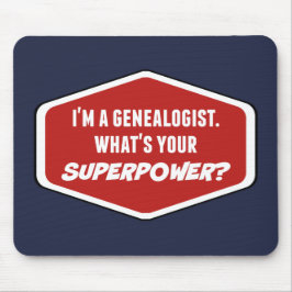 Genealoge Supermacht Custom Mousepad