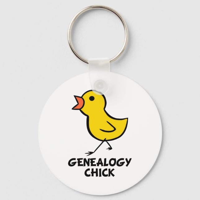 Genealogie Chick Schlüsselanhänger (Vorderseite)