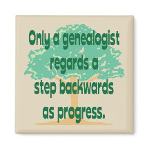 Genealogie Ein Schritt zurück ist Fortschritt