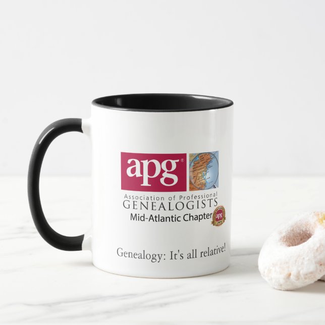 Genealogie Es ist alles relativ Kaffeetasse (Mit Donut)